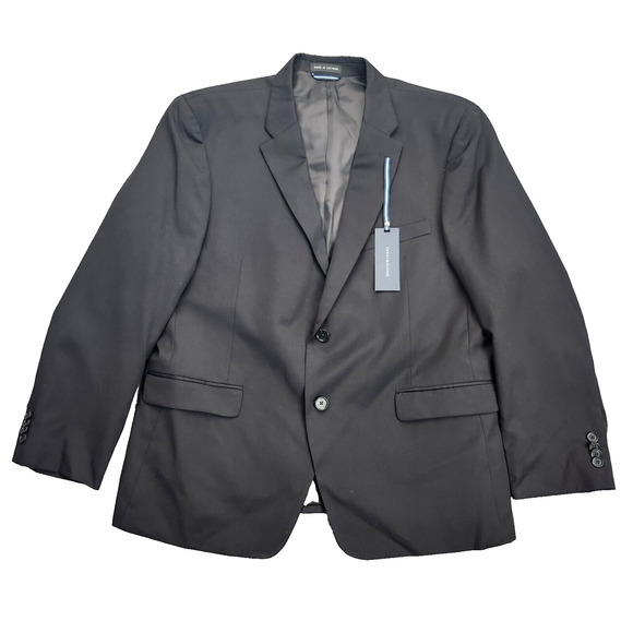 Tommy Hilfiger Other - Tommy Hilfiger Mens Suit Jacket Notch Lapel Black Blazer size S44 W38
